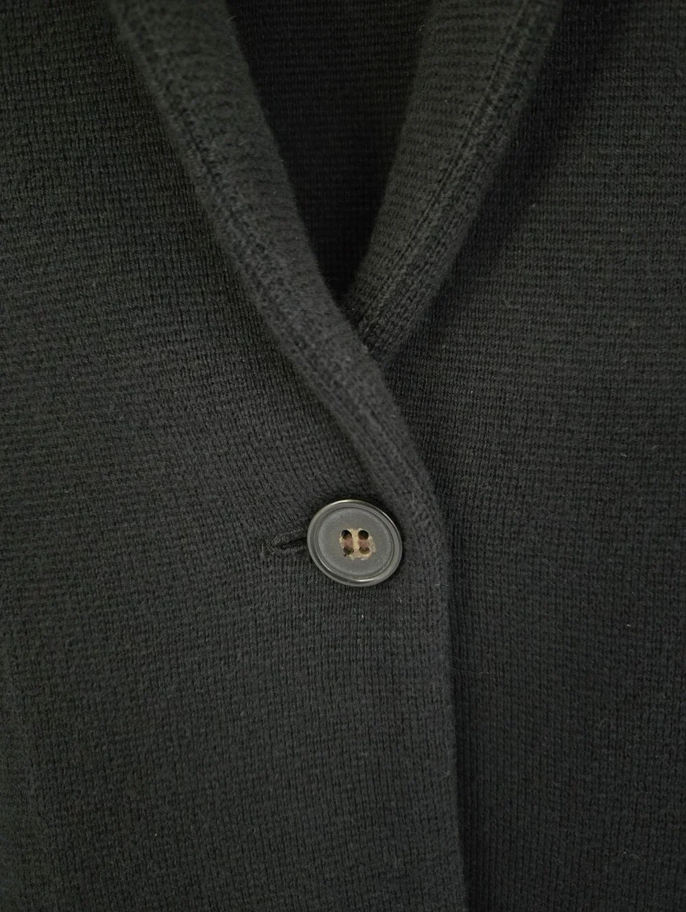 J. Crew Women's Schoolboy Sweater Blazer Size M Cardigan Dark Academia Black